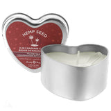Chandelle à massage 3-en-1 en forme de cœur 4 oz/113 g - Between the sheets