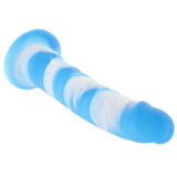 Dildo Yum Yum 8 pouces - COLOURS PLEASURES - Bleu