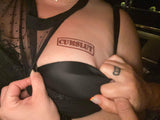 Tatoo temporaire - Séance photo - CUMSLUT