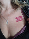 Tatoo temporaire - Séance photo - CHOKE ME