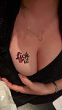 Tatoo temporaire - Séance photo - LICK IT