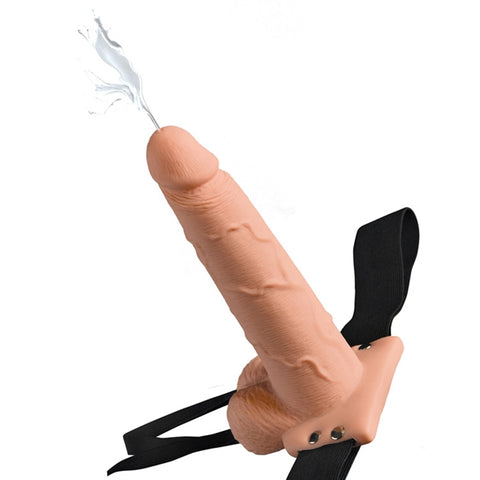 Fetish Fantasy 7.5" Hollow Squirting Strap-On