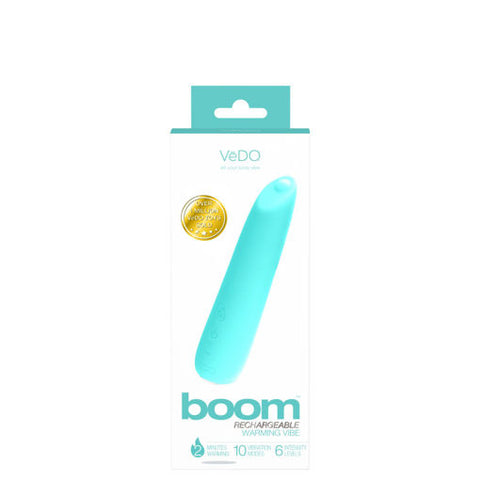 Boom turquoise - Rechargeable warming ultra powerful vibe - Vedo