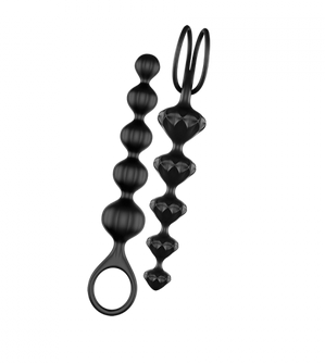 Ensemble de 2 - Love Beads - Noir