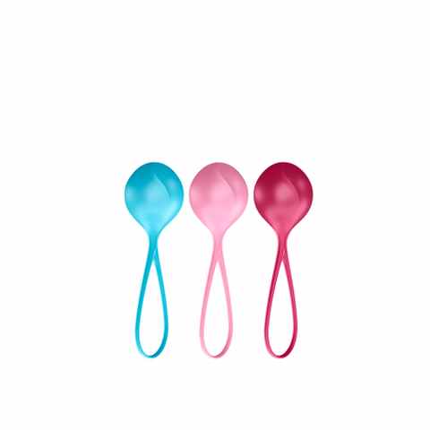 Ensemble de 3 - Strengthening Balls - Turquoise, rose, rouge