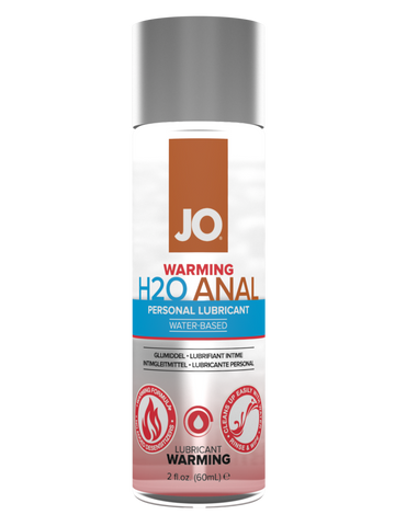 Lubrifiant chauffant à base d'eau - JO H2O Anal - 2 oz et 4 oz