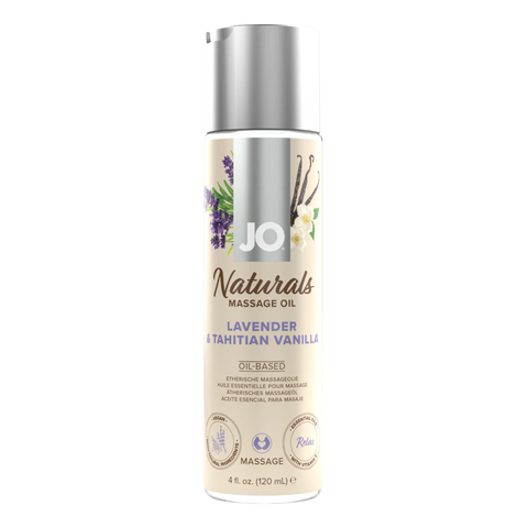 Huile de massage - JO Naturals - 4 oz - Plusieurs arômes