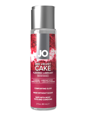 Lubrifiant à base d'eau saveur - JO H2O - Gâteau Red Velvet - 2 oz