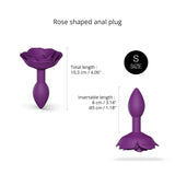 Plug anal - OPEN ROSES - Mauve, Prune, Noir - S, M, L