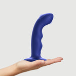 Dildo vibrant à double tapotement - WAVE - Bleu, Corail