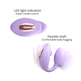 Vibrateur et stim. clitoridien couple - WONDERLOVER - Violet, Indigo, Rose