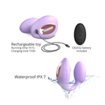 Vibrateur et stim. clitoridien couple - WONDERLOVER - Violet, Indigo, Rose