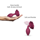 Plug anal - OPEN ROSES - Mauve, Prune, Noir - S, M, L