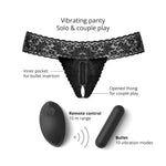 Petite culotte vibrante - SECRET PANTY 2 - Noir, Rose