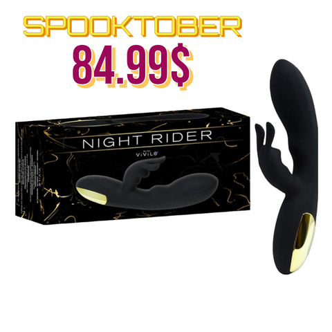 Vibrateur double stimulation - Night Rider - VIVILO - Point-G + clitoris