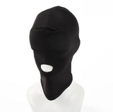Cagoule BDSM avec ouverture pour la bouche