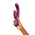 Balai fushia - Vibrateur avec stimulateur clitoridien à mouvement - FemmeFunn