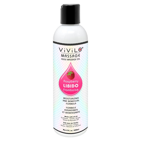 Huile à massage - Vivilo Libido - Framboise  - 250 ml - 8 oz