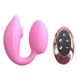 Vibrateur et stim. clitoridien couple - WONDERLOVER - Violet, Indigo, Rose