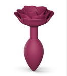 Plug anal - OPEN ROSES - Mauve, Prune, Noir - S, M, L