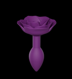 Plug anal - OPEN ROSES - Mauve, Prune, Noir - S, M, L