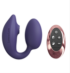 Vibrateur et stim. clitoridien couple - WONDERLOVER - Violet, Indigo, Rose