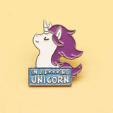 Épinglette - I'M A F*CKING UNICORN - JE SUIS UN P*TAIN DE LICORNE - Broche