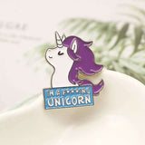 Épinglette - I'M A F*CKING UNICORN - JE SUIS UN P*TAIN DE LICORNE - Broche