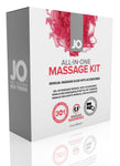 Ensemble cadeau - Massage chauffant - JO All-In-One Massage Kit  - 1 oz