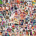 10/30/50/100 mcx - Autocollants Sexy Waifu Hentai BD Pop Art