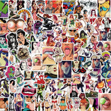 10/30/50/100 mcx - Autocollants Sexy Waifu Hentai BD Pop Art