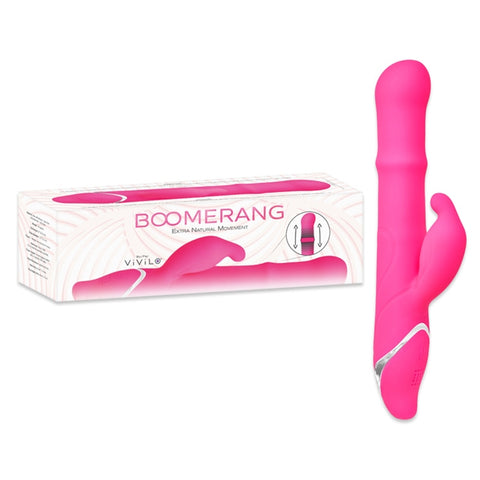Vibrateur à mouvement - Boomerang - VIVILO - Stimulateur vaginal et Point-G