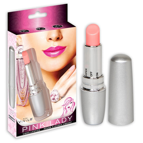 Vibrateur discret - Pink Lady - VIVILO Format rouge à lèvres
