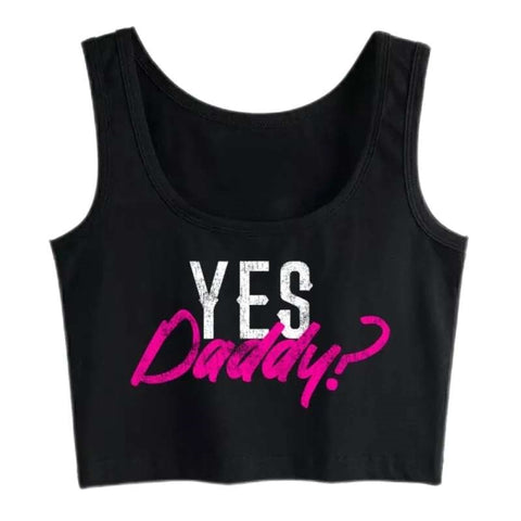 Top - YES DADDY? - Cotton Spandex - OSXL