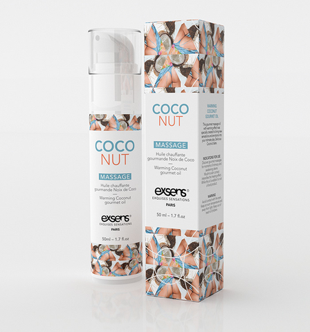 Coconut warming gourmet massage oil - Exsens
