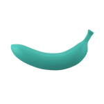 Dildo vibrant banane - OH OUI - Rose, Bleu