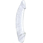 gläs - 10.5" - Dildo double large réaliste en verre