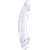 gläs - 10.5" - Dildo double large réaliste en verre