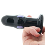 Plug anal vibrant en verre - Rear Rocker - Vibrating Glass Anal Plug