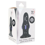 Plug anal vibrant en verre - Rear Rocker - Vibrating Glass Anal Plug