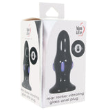 Plug anal vibrant en verre - Rear Rocker - Vibrating Glass Anal Plug