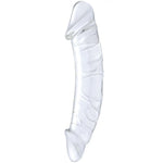 gläs - 10.5" - Dildo double large réaliste en verre