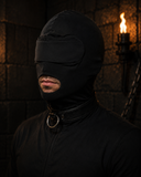 Cagoule BDSM avec ouverture pour la bouche