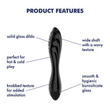 Dazzling Crystal - Verre- Satisfyer - Noir - EcoPack