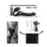 Strap-on - Multi Orgasm - Télécommandé, 3 moteurs - Noir - M