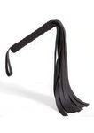 Black Faux Leather Flogger