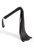 Black Faux Leather Flogger