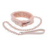 Ensemble collier doux et laisse - Peaches ‘n CreaMe Fur Collar & Leash