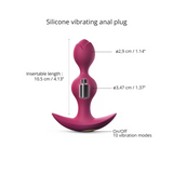 Plug anal vibrant - TWINNY BUD - Prune