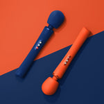 Vibromasseur wand - VIM - Orange, Bleu royal